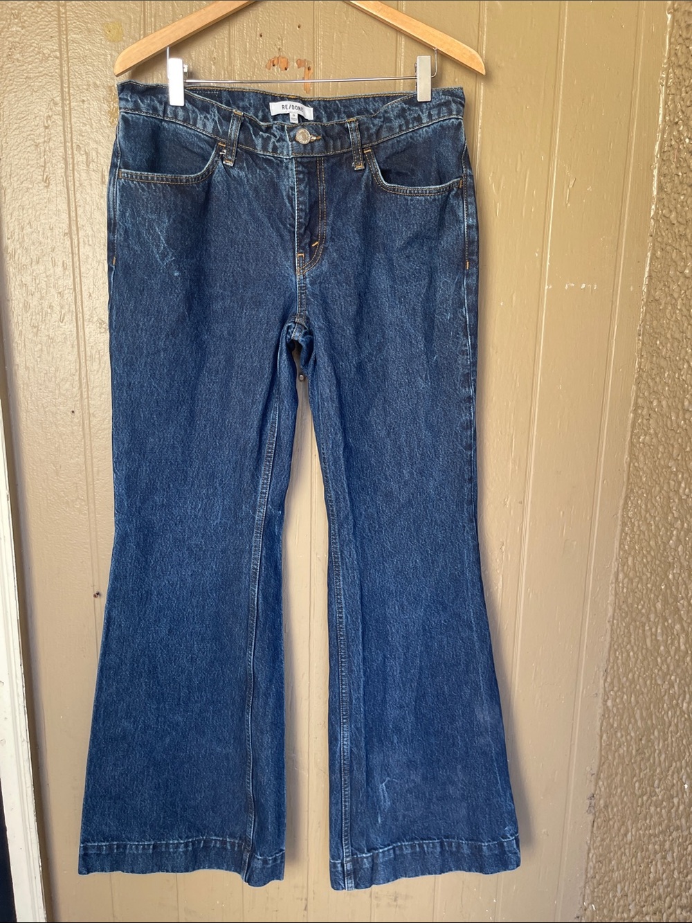 RE/DONE Wide Leg Jeans in Heritage Rinse Size 29